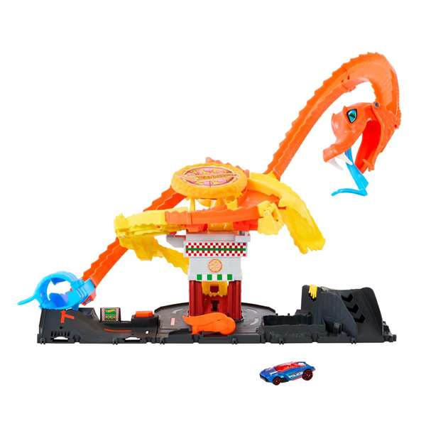 Hot Wheels City Ataque De La Serpiente HTN81 Set de Juego +3 Años Vehículo a Escala 1:64 Incluido