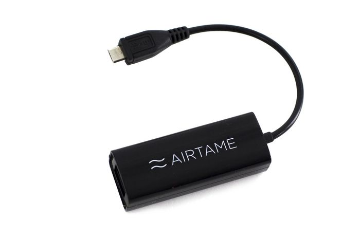 AIRTAME Adaptador Ethernet para Airtame, Micro-USB a RJ-45, para conexión de red estable