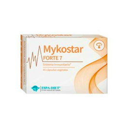 Espadiet Mykostar Forte 7 45 Cápsulas | Fortalece el Sistema Inmune y Reduce el Cansancio y la Fatiga