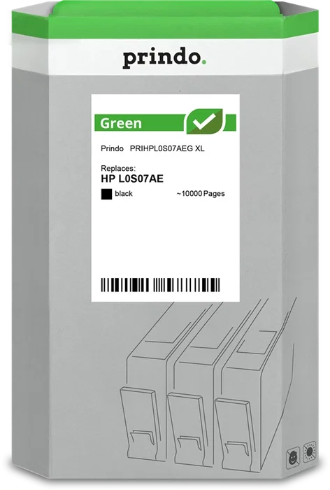 Prindo Cartucho de tinta Negro Green XL Prindo Cartucho de tinta Negro Green XL