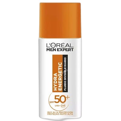 L'Oréal Paris Men Expert Hydra Energetic Fluido Invisible Diario SPF 50+ 50 ml L'Oréal Paris Men Expert Hydra Energetic Fluido Invisible Diario SPF 50+ 50 ml