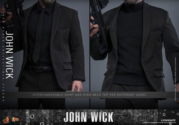 Hot Toys Movie Masterpiece 1/6 John Wick Figura de 31 cm