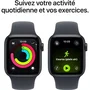 Apple MEP94ZRA Apple Watch SE 3 GPS + Cellular 40mm Caja Aluminio Medianoche Correa Deportiva Medianoche Talla S/M
