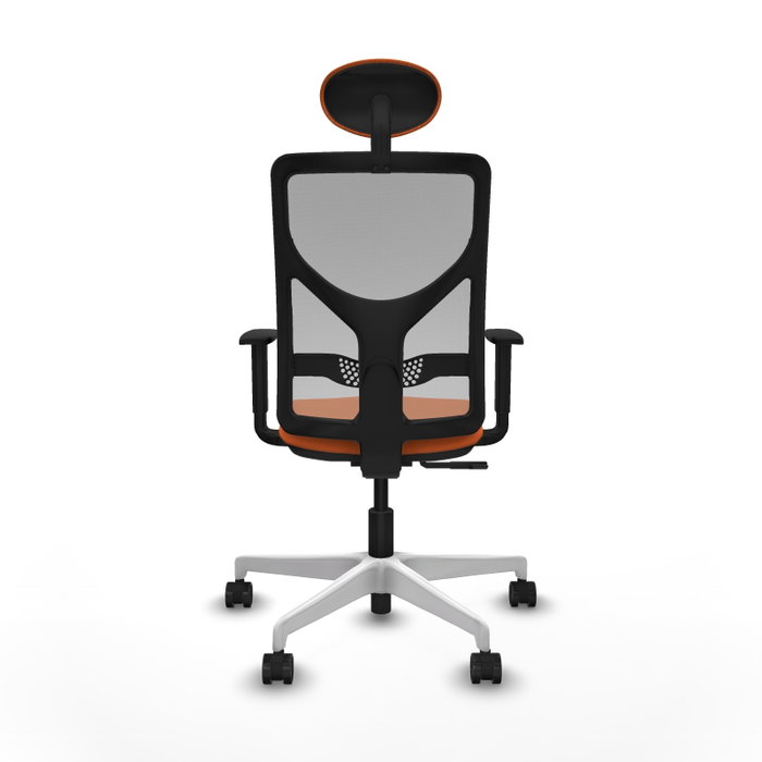 PIQUERAS Y CRESPO Silla de oficina Motilla con mecanismo Sincro Naranja y Gris PIQUERAS Y CRESPO Silla de oficina Motilla con mecanismo Sincro Naranja y Gris