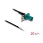 DeLOCK Cable de antena coaxial 90725 FAKRA Z a extremos de cable abiertos
