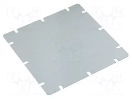 FIBOX Placa de ensamblaje de acero con recubrimiento de zinc MNX