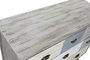 DKD Home Decor Cajonera Cottage Aged Gris Multicolor 100 x 40 x 80 cm