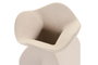 DKD Home Decor Jarrón de Gres Rugoso Blanco