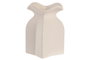 DKD Home Decor Jarrón de Gres Rugoso Blanco