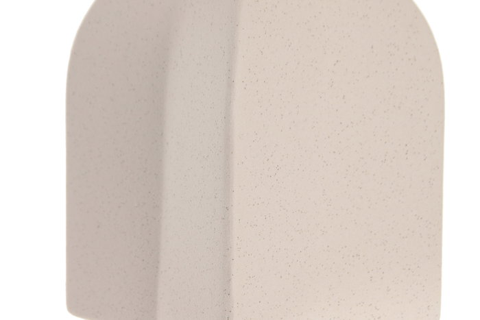 DKD Home Decor Jarrón de Gres Rugoso Blanco