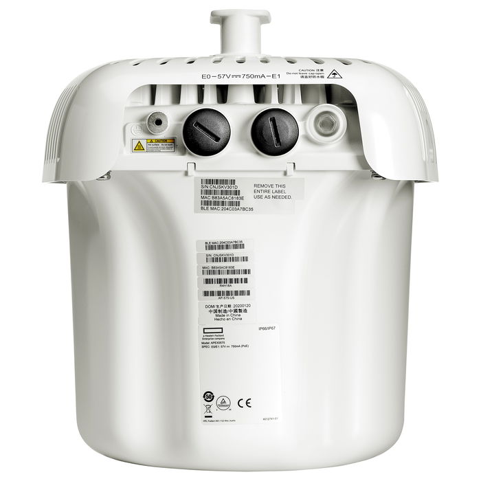 HPE Aruba Networking AP-575 (RW) Access Point WiFi 6 802.11ax Exterior, 4x4 MIMO, 5375 Mbps, 2.4/5 GHz, Dual Radio, Antenas Omnidireccionales, Bluetooth 5.0, PoE, AP-575 RW Outdoor