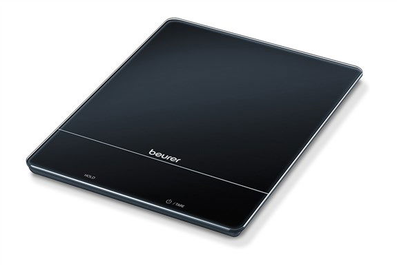 Beurer KS-34 Balanza de Cocina con Pantalla Invisible, Función Tara y Retención