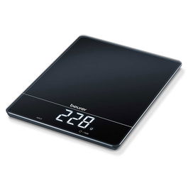 Beurer KS-34 Balanza de Cocina con Pantalla Invisible, Función Tara y Retención
