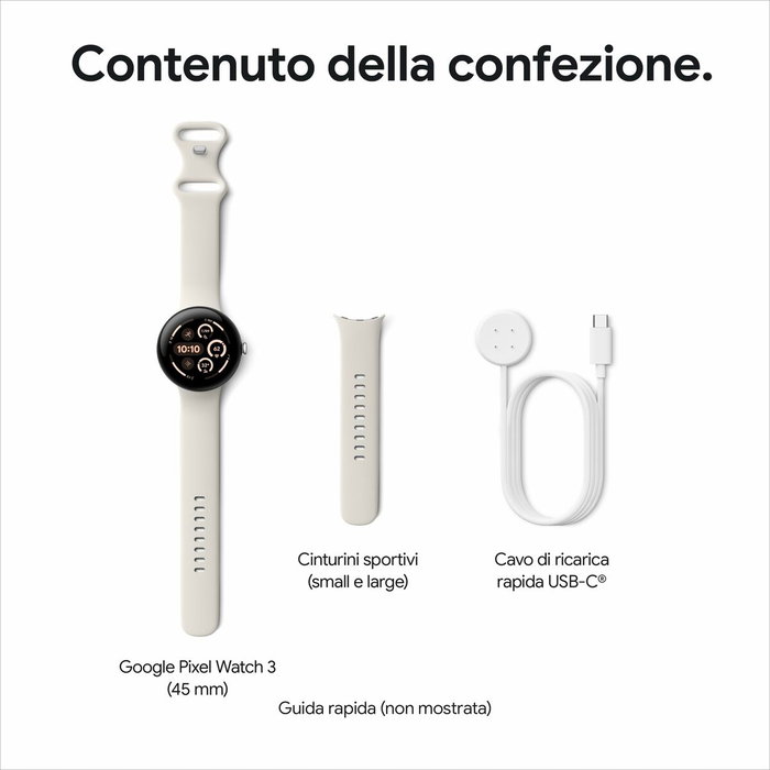 Google Pixel Watch 3 (45mm) WiFi Obsidian