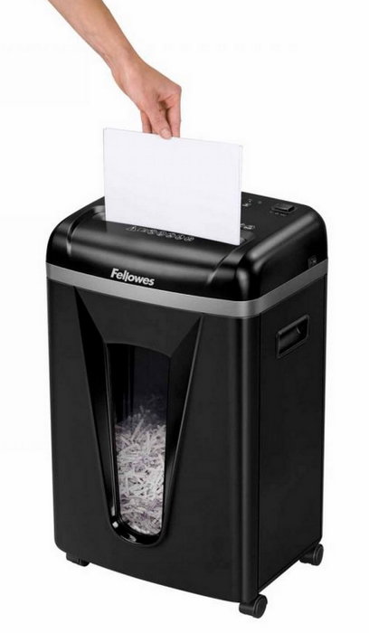 Fellowes Powershred 450M Trituradora de Papel Microcorte P-5 Negra