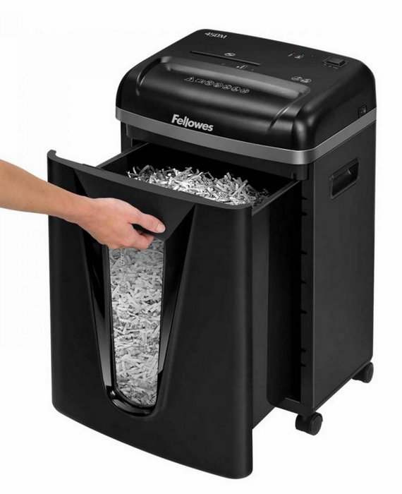 Fellowes Powershred 450M Trituradora de Papel Microcorte P-5 Negra