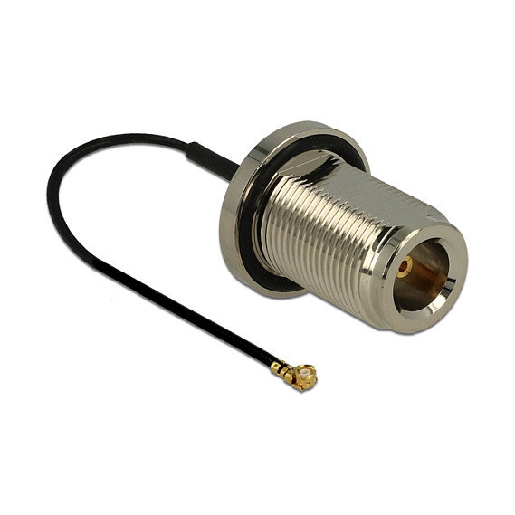 DeLOCK Cable de antena coaxial 0,13 m N Buchse a MHF/U.FL DeLOCK Cable de antena coaxial 0,13 m N Buchse a MHF/U.FL