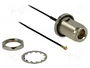 DeLOCK Cable coaxial de 0,13 m con conectores N Buchse y MHF/U.FL