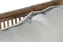 DKD Home Decor Sillón de Ratán con Cojines de Algodón Natural