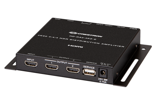 Crestron HD-DA2-4KZ-E Amplificador de distribución HDMI 1:2 con soporte 4K60 4:4:4 y HDR Crestron HD-DA2-4KZ-E Amplificador de distribución HDMI 1:2 con soporte 4K60 4:4:4 y HDR