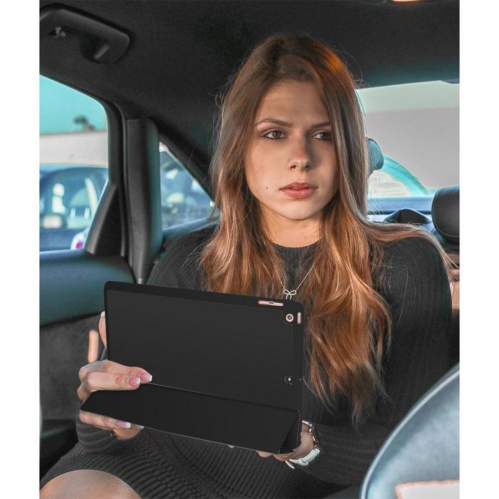 eSTUFF Funda Folio DENVER para iPad 10.2 2021/2020/2019 - Negra - Protección Completa