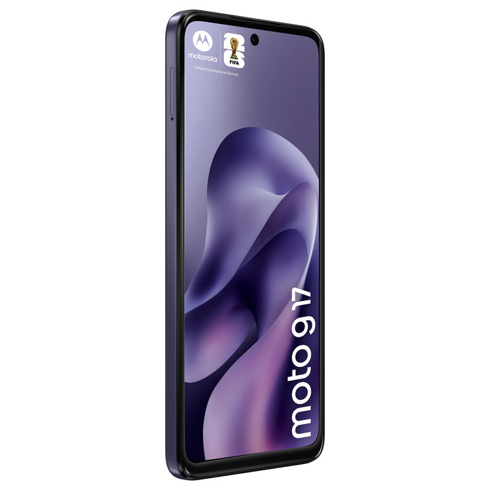 Motorola Moto G17 Smartphone 4G 128 GB 4 GB RAM Pantalla 6.72" Android 15 Cámara 50 MP Batería 5200 mAh Color Púrpura Evening Blue