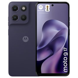 Motorola Moto G17 Smartphone 4G 128 GB 4 GB RAM Pantalla 6.72" Android 15 Cámara 50 MP Batería 5200 mAh Color Púrpura Evening Blue