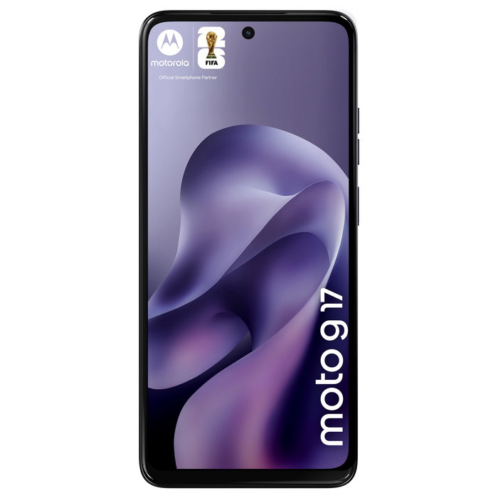 Motorola Moto G17 Smartphone 4G 128 GB 4 GB RAM Pantalla 6.72" Android 15 Cámara 50 MP Batería 5200 mAh Color Púrpura Evening Blue