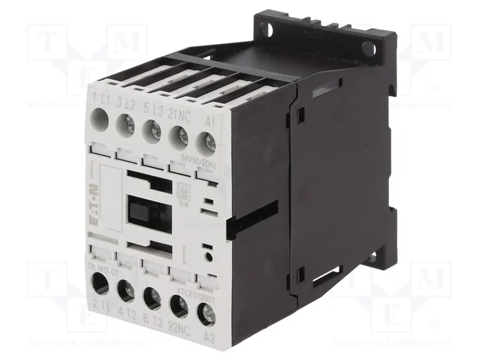 EATON ELECTRIC Contactor DILM12-01-24VAC 3-polar 12A 24VAC EATON ELECTRIC Contactor DILM12-01-24VAC 3-polar 12A 24VAC