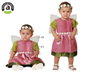 Disfraz Hada Rosa con Alas para Bebé Niña 6-12 Meses - Vestido Corto