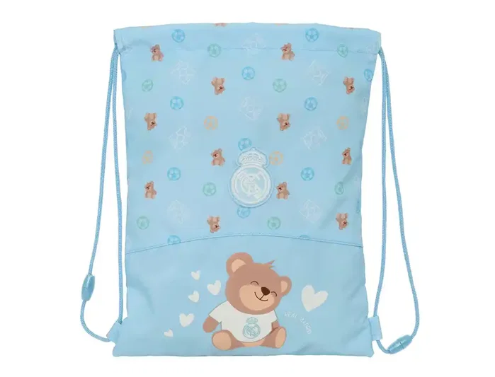 Safta Saco Plano Junior Real Madrid Azul 26x34x1cm