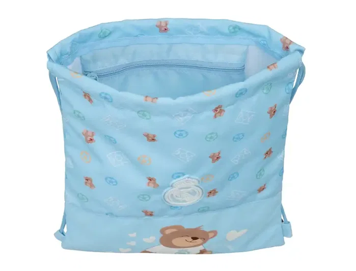 Safta Saco Plano Junior Real Madrid Azul 26x34x1cm