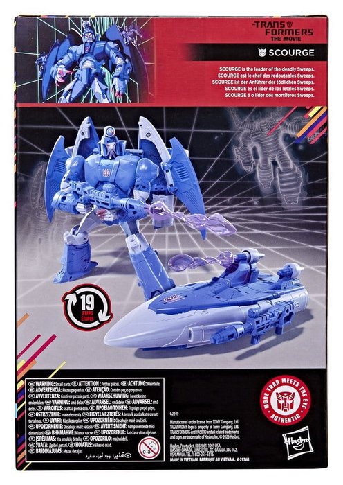 The Transformers: The Movie Studio Series Voyager Class Figura MTMTE Collection: Scourge 17 cm The Transformers: The Movie Studio Series Voyager Class Figura MTMTE Collection: Scourge 17 cm