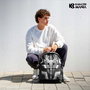 Marvel Spiderman Mochila HS PLUS Town Negra 23L, Ripstop Antigoteo, Espalda Transpirable, Compartimento Porta-portátil