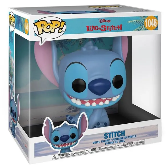 Funko Pop! Jumbo Lilo & Stitch - Stitch Figura de Vinilo 25 cm