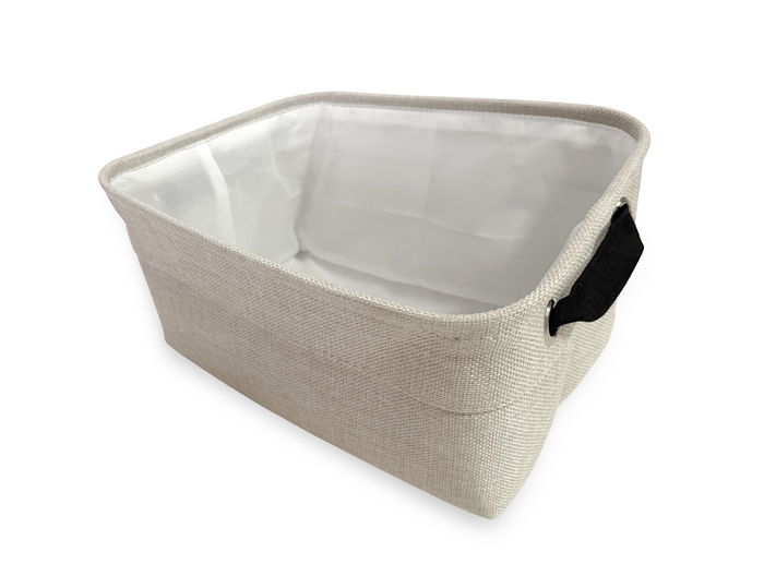 Inde Cesta de Almacenaje Rectangular, 40 x 30 x 19.5 cm, para Organización en el Hogar (12 Unidades)