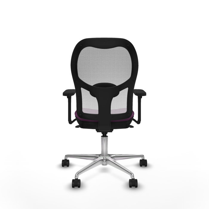 PIQUERAS Y CRESPO Silla de oficina Jorquera con mecanismo Sincro, Morado y Blanco PIQUERAS Y CRESPO Silla de oficina Jorquera con mecanismo Sincro, Morado y Blanco