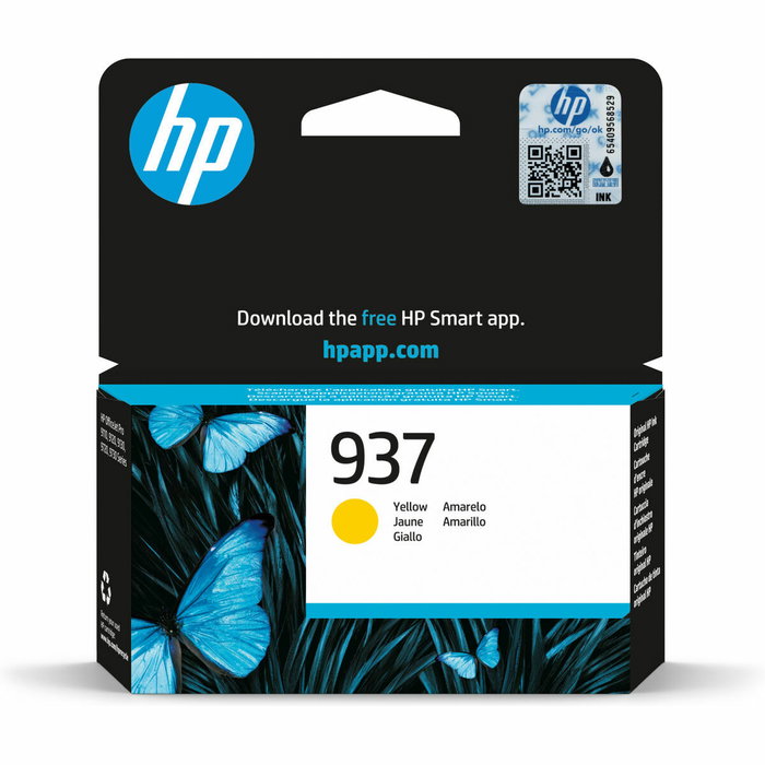 HP Cartucho de Tinta Original 937 Amarillo