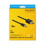 DeLOCK Cable Mini DisplayPort a DisplayPort 8K 60Hz 1m DP 1.4 Certificado 32.4 Gbit/s 7680x4320