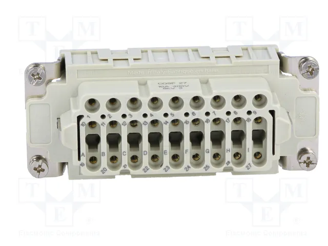 ILME Conector HDC hembra CDS de 27 pines