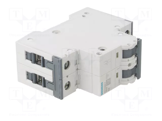 SIEMENS 5SY4202-7 Interruptor magnetotérmico 2A 2 polos 10kA SIEMENS 5SY4202-7 Interruptor magnetotérmico 2A 2 polos 10kA