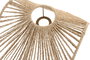 DKD Home Decor Set de 3 Pantallas de Fibra y Metal Marrón Natural 66x50x35 cm