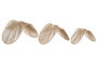 DKD Home Decor Set de 3 Pantallas de Fibra y Metal Marrón Natural 66x50x35 cm