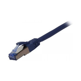 Synergy21 Cable de Red RJ45 CAT6A 0.5m Azul, Shielded/Foil Twisted Pair (S/FTP), 500 MHz, 26 AWG, Certificado GHMT