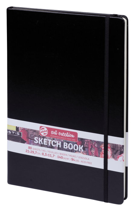 Talens Art Creation Cuaderno de Bocetos Negro A4 140 g 80 Hojas Talens Art Creation Cuaderno de Bocetos Negro A4 140 g 80 Hojas
