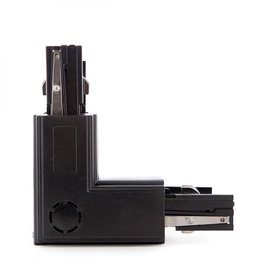 Conector L para Carril Trifásico Negro
