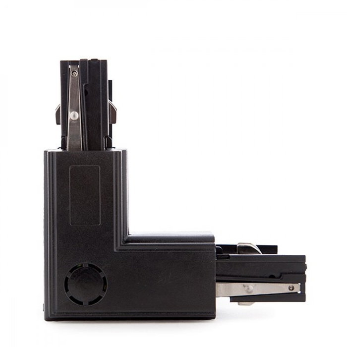 Conector L para Carril Trifásico Negro Conector L para Carril Trifásico Negro