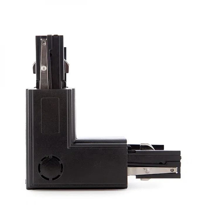 Conector L Carril Trifásico Negro Conector L Carril Trifásico Negro