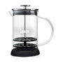 Bialetti 0004410 Cappuccinatore Espumador de Leche para Microondas, Vidrio Borosilicato, 500ml
