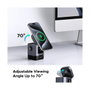 Ugreen Uno W709 Estación de Carga Inalámbrica 2 en 1 Qi2 Negro y Gris